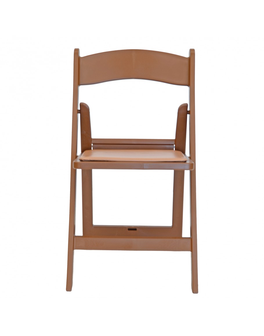Resin Folding Chair Brown for Sale